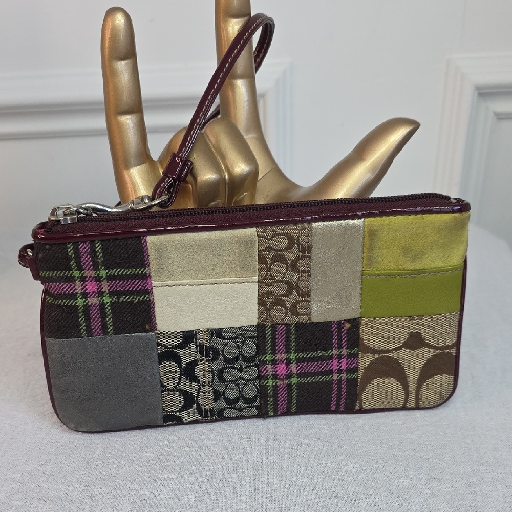 Coach Patchwork Wristlet - image 1